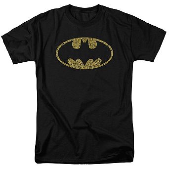 Batman Word Logo Short Sleeve Adult T-shirt
