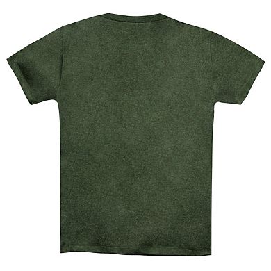 Batman Marine Camo Shield Adult Heather T-shirt