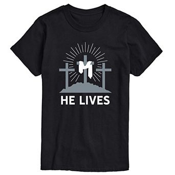 Men's He Lives Graphic Tee