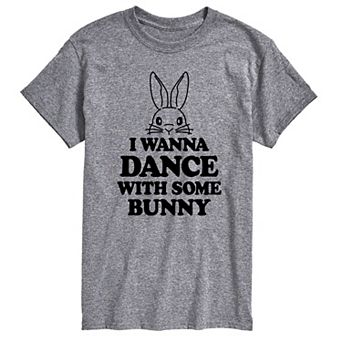 Men's I Wanna Dance With Some Bunny Graphic Tee