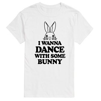 Men's I Wanna Dance With Some Bunny Graphic Tee