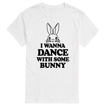 Men's I Wanna Dance With Some Bunny Graphic Tee