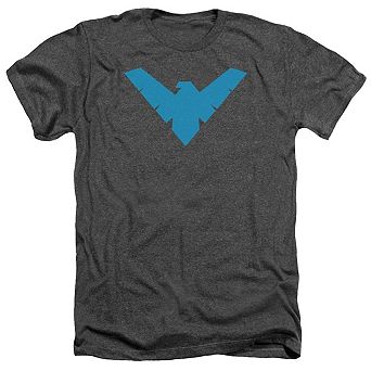 Batman Nightwing Symbol Adult Heather T-shirt
