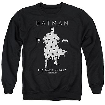 Batman Star Silhouette Adult Crewneck Sweatshirt