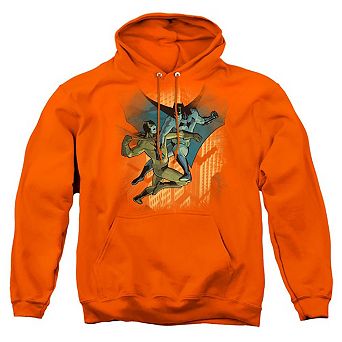 Batman Vs Catman Adult Pull Over Hoodie