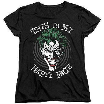 Batman Maniacal Spiral Short Sleeve Women´s T-Shirt