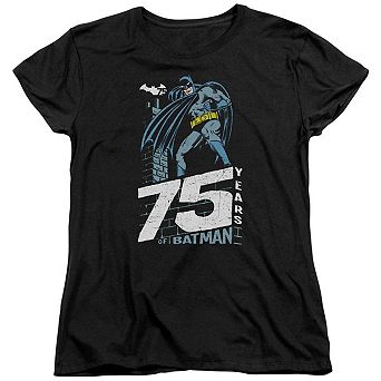 Batman Rooftop Short Sleeve Womens T-shirt