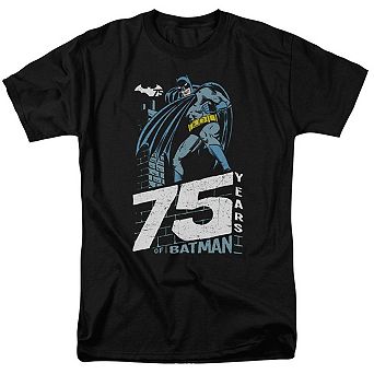 Batman Rooftop Short Sleeve Adult T-shirt