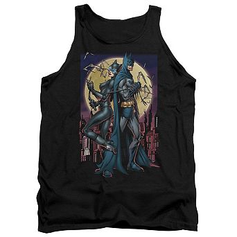 Batman Paint The Town Red Adult Tank Top