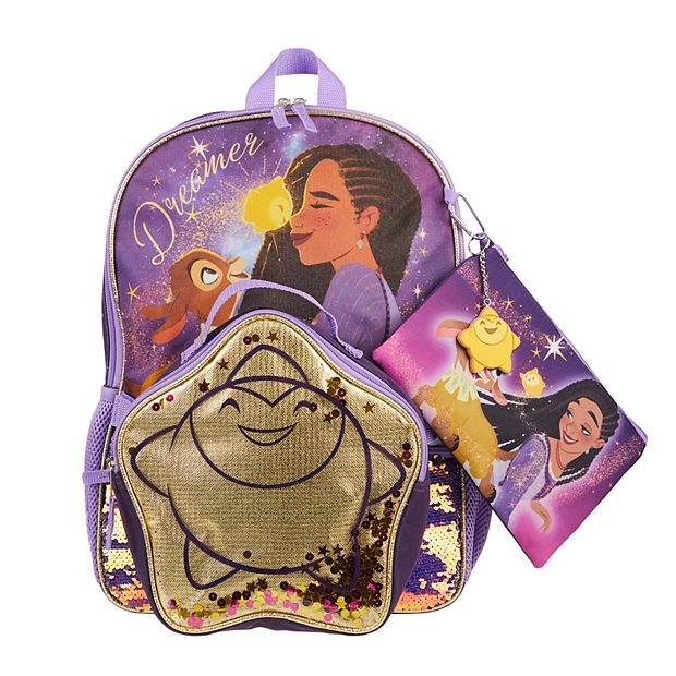 Disney s Wish 5 pc Backpack Set