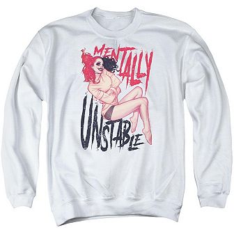 Batman Unstable Adult Crewneck Sweatshirt