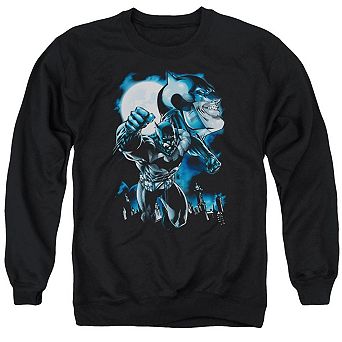 Batman Moonlight Bat Adult Crewneck Sweatshirt