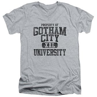 Batman Property Of Gcu Short Sleeve Adult V Neck T-shirt