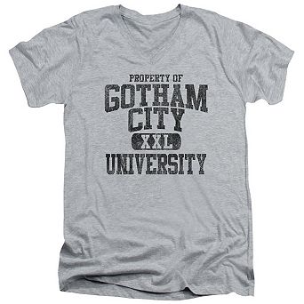 Batman Property Of Gcu Short Sleeve Adult V Neck T-shirt
