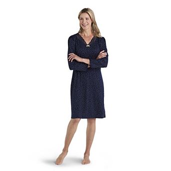 Women's Miss Elaine Essentials Micro Velvet Short Gown