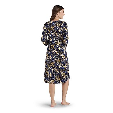 Women's Miss Elaine Essentials Micro Velvet Long Gown