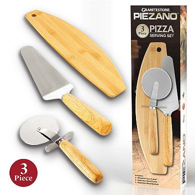Granitestone Piezano 3-Piece Pizza Serving Set