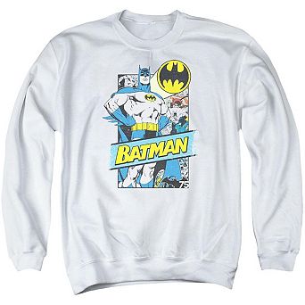 Batman Out Of The Pages Adult Crewneck Sweatshirt