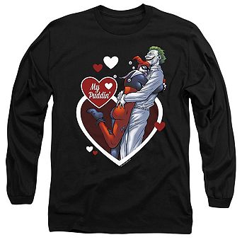Batman My Puddin Long Sleeve Adult T-shirt