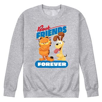 Men's Garfield The Movie Best Friends Forever Fleece Sweatshirt