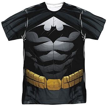 Batman Uniform Short Sleeve Adult Poly Crew T-shirt