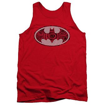 Batman Rosey Signal Adult Tank Top