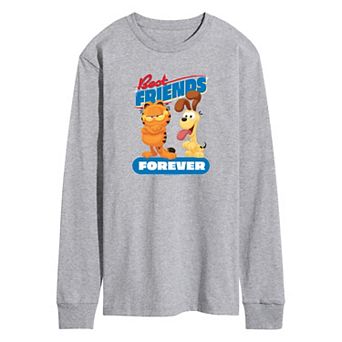 Men's Garfield The Movie Best Friends Forever Long Sleeve Graphic Tee