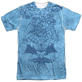Batman Within Short Sleeve Adult 100% Poly Crew T-shirt