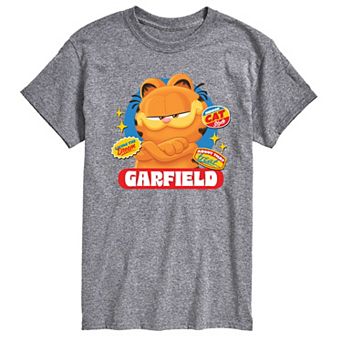 Men's Garfield The Movie Stickers Graphic Tee