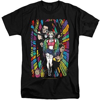 Birds Of Prey Color Corridor Short Sleeve Adult Tall T-shirt