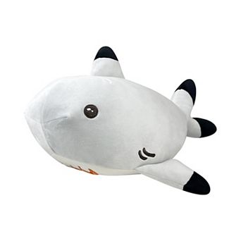 The Big One® Grey Shark Plushable Pillow