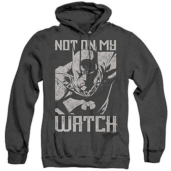 Batman Watch Adult Heather Hoodie