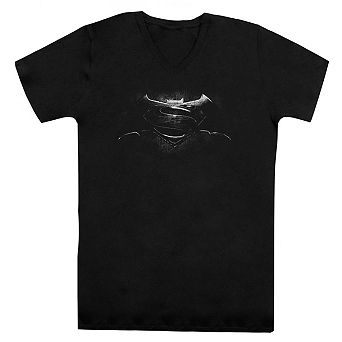 Batman V Superman Bw Logo Short Sleeve T-shirt