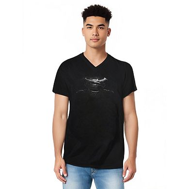 Batman V Superman Bw Logo Short Sleeve T-shirt