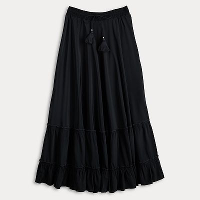 Raine Ruffle Tassel Maxi Dress Raine Ruffle Tassel Maxi Dress