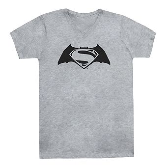 Batman V Superman Simple Logo Short Sleeve T-shirt