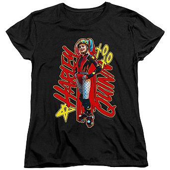 Birds Of Prey Harleymania Short Sleeve Women´s T-Shirt