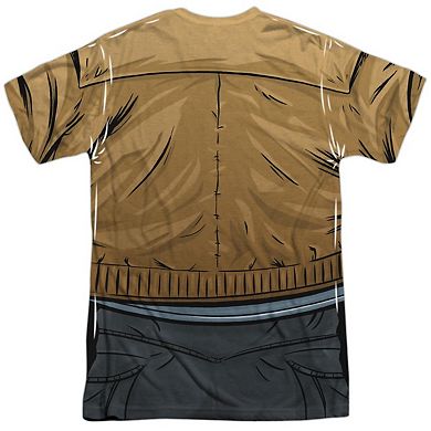 Batman Red Hood Uniform Short Sleeve Adult Poly Crew T-shirt