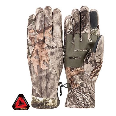 Men's Huntworth Heat Boost Softshell Camo Windproof Hunting Gloves