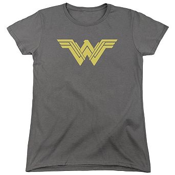 Batman V Superman Clean Line Logo Short Sleeve Womens T-shirt