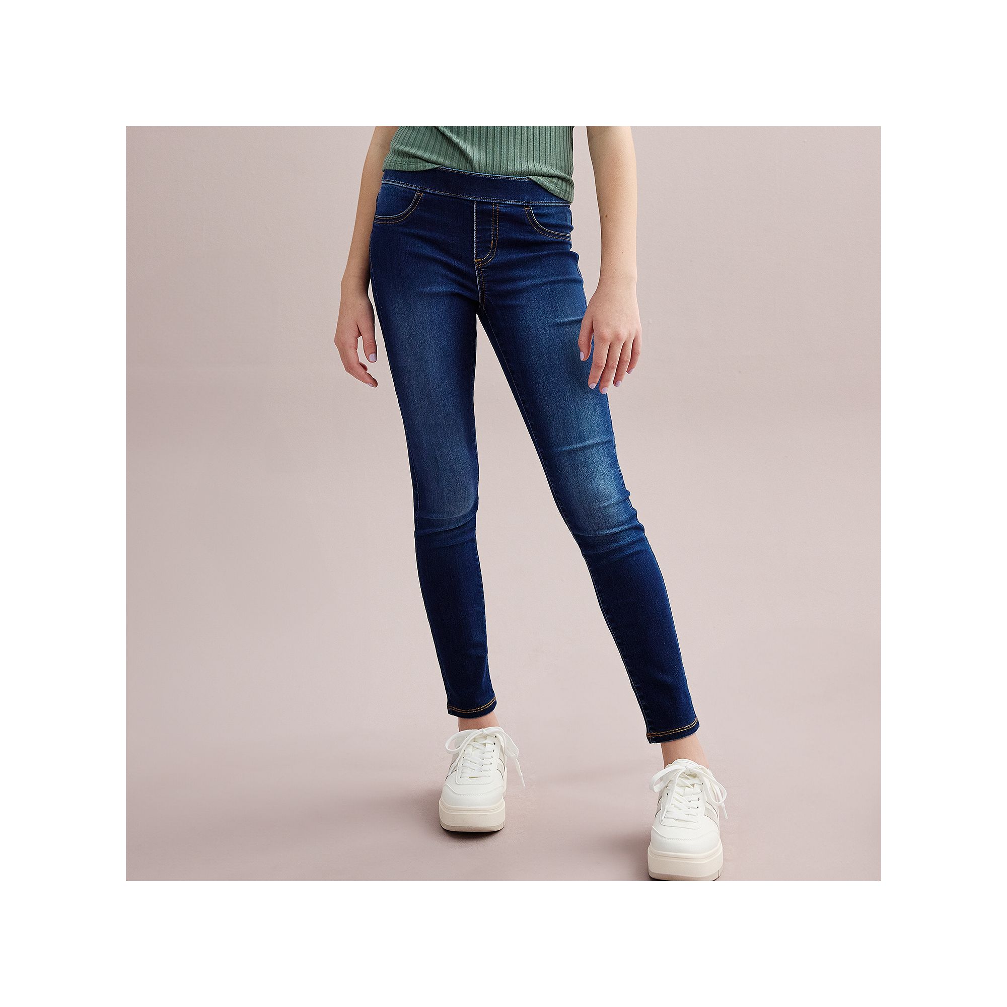 Girls 7-18 SO® Pull-On Jeggings in Regular & Plus Size, Girls, Size: 10, 