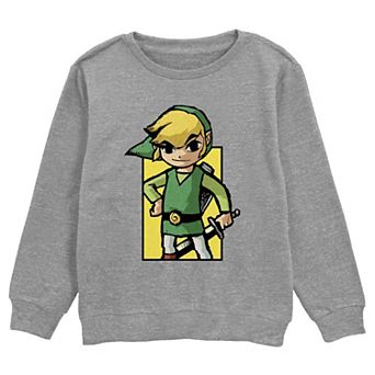Boys The Legend Of Zelda Wind Waker Link Graphic Fleece