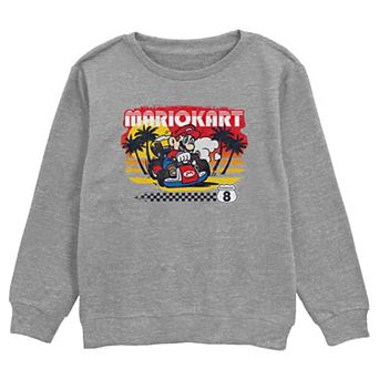 Boys Mario Kart Sunset Racing Graphic Fleece