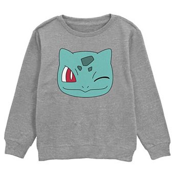 Boys Pokemon Bulbasaur Winking Face Graphic Fleece