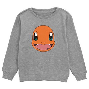 Boys Pokemon Charmander Smiley Face Graphic Fleece