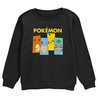 Boys Pokemon Classic Starter Portraits Graphic Fleece