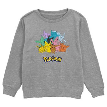 Boys Pokemon Pikachu And Eeveelutions Graphic Fleece