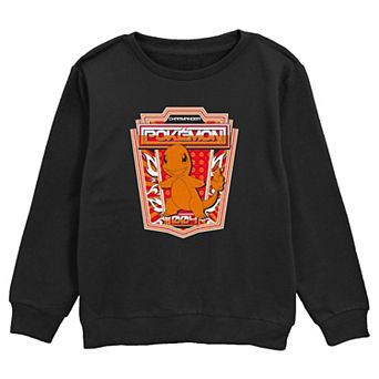Boys Pokemon Charmander Badge Graphic Fleece