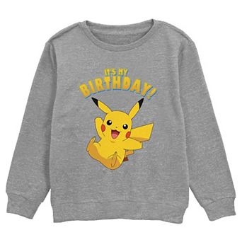 Boys Pokemon Pikachu It's My Birthday Graphic Fleece