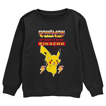 Boys Pokemon Pikachu Ready To Battle Graphic Fleece